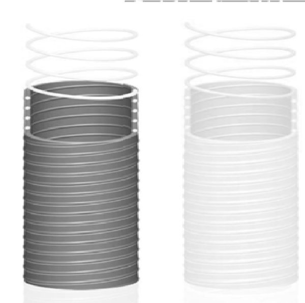 PVC-U FLEX WASSER ROHR GRAU | 7 Bar | D= Ø 25 mm| ab 1 m - 50 m