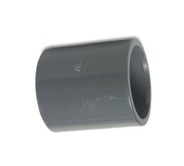 PVC-U Muffe mit Klebemuffen | Di ab  Ø 12 bis Ø 160 mm| Klasse PN16