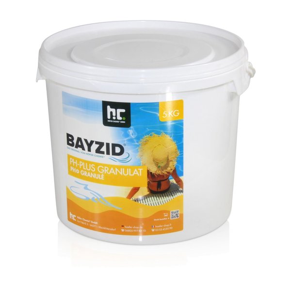 BAYZID® pH Heber | pH Plus Granulat für Pools 5 kg